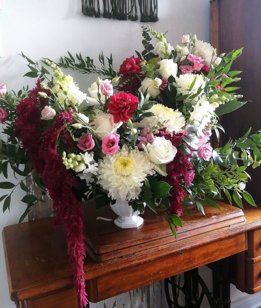 fleurs salon funéraires